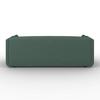 SOFFA HEVI - grön/svart, Modern, trä/textil (197/73/86cm) - Bessagi Home