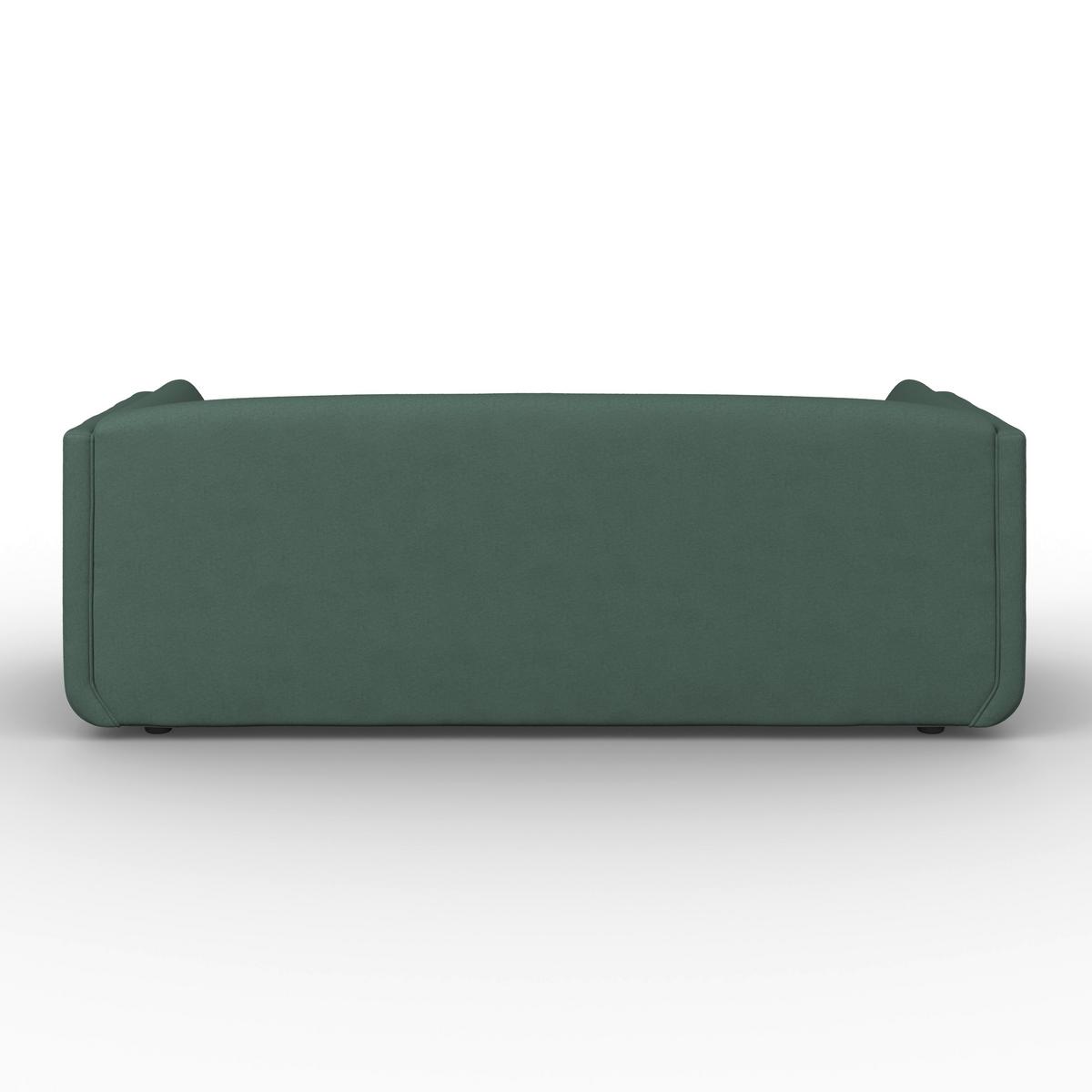 Zofa Hevi, Zelena - črna/zelena, Moderno, umetna masa/tekstil (197/73/86cm) - Bessagi Home