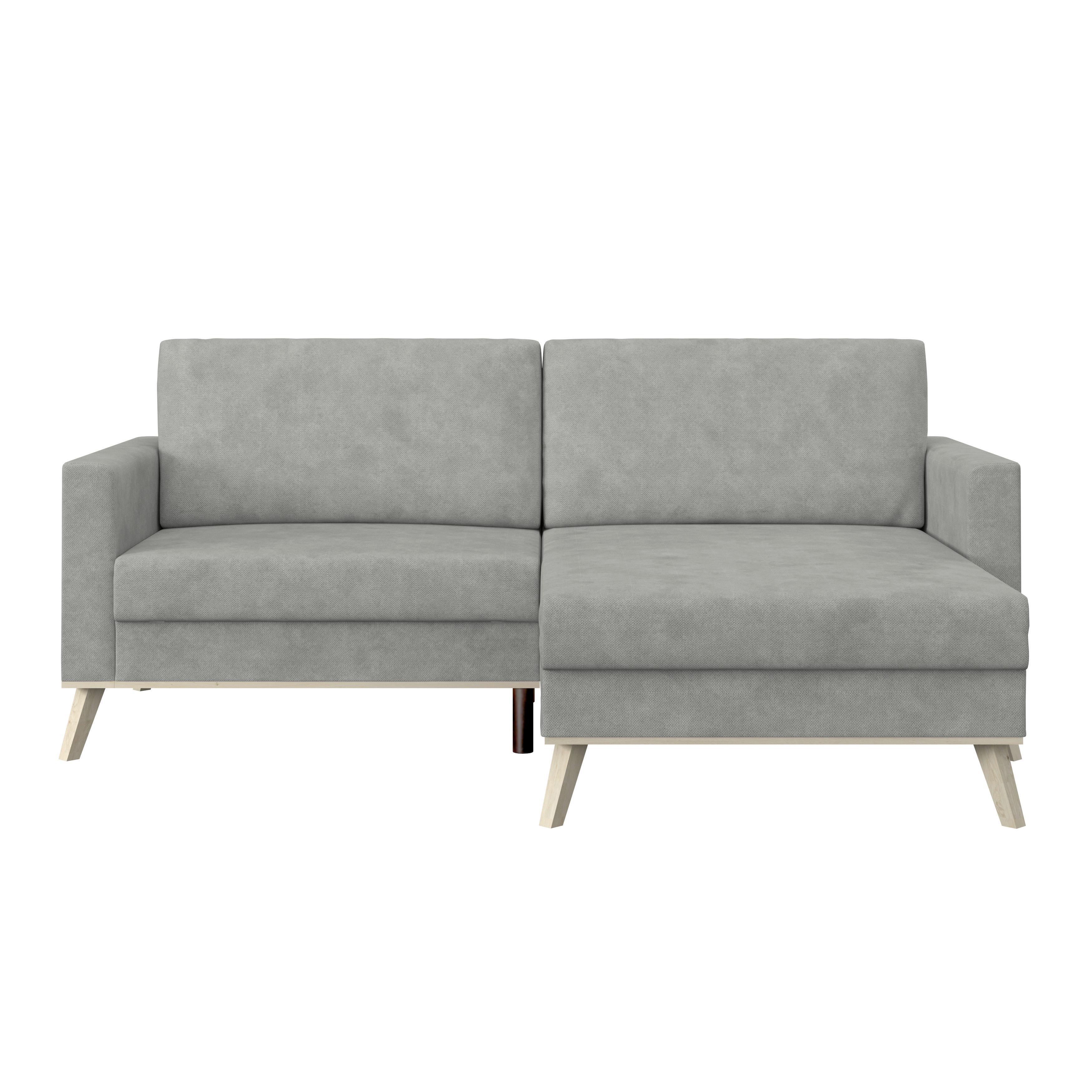 Coltar CARINI - gri deschis, Basics, textil (222/152cm) - Modern Living