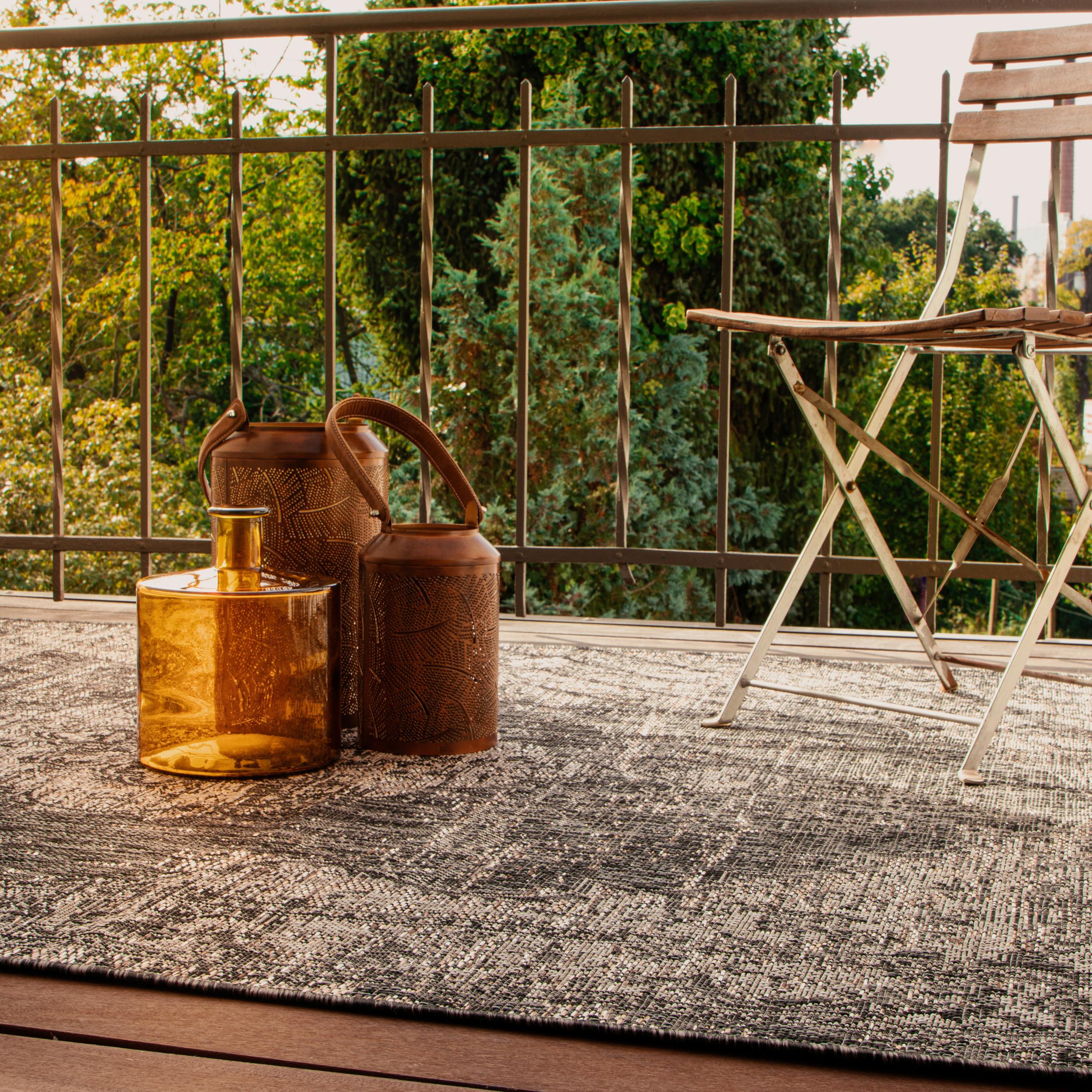 OUTDOORTEPPICH MY NORDIC - gris/brun gris, Design, textile (200/290cm) - Novel
