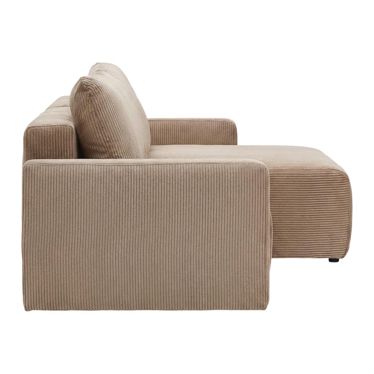 Kutna Garnitura Dave - karamela, Moderno, tekstil (227/146cm) - Best Price