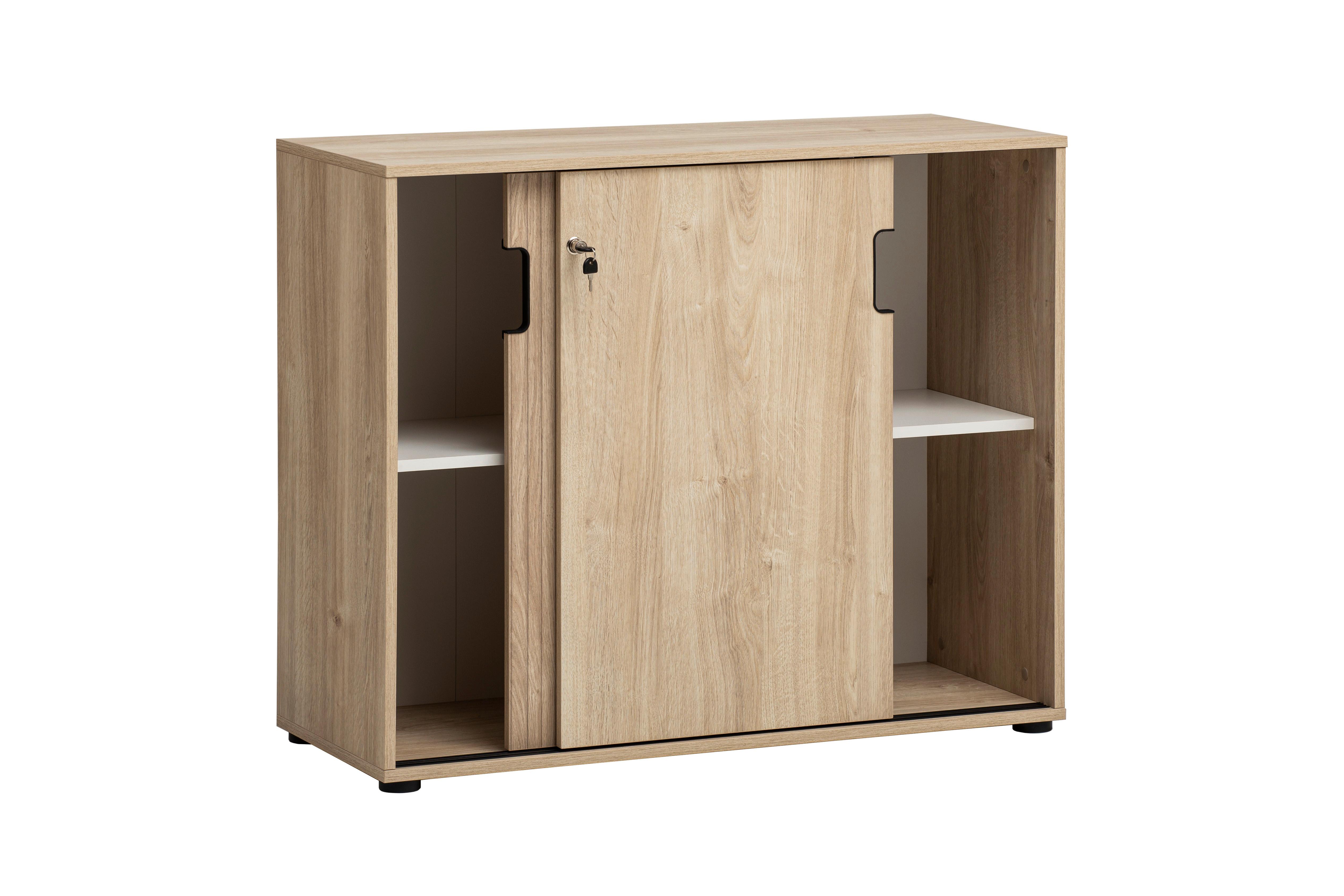 Aktenschrank Emmik Eichefarben - Eichefarben, MODERN, Holzwerkstoff (100,1/83,6/41cm) - MID.YOU