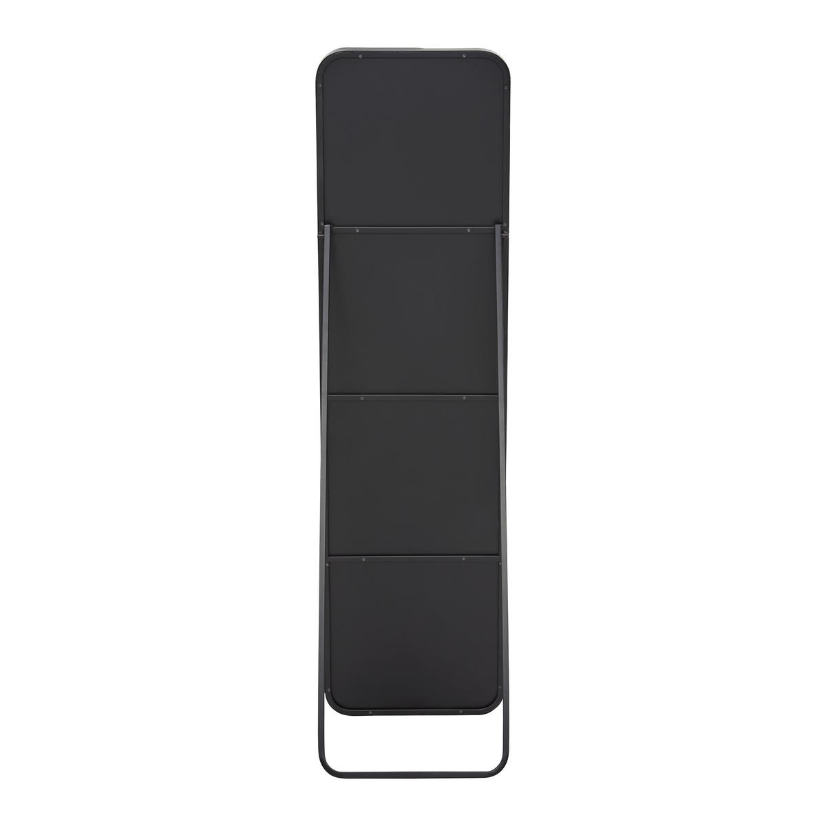 Spiegel Liv Schwarz ca. 41x154x68,5 cm - Schwarz, MODERN, Glas/Metall (41/154/68,5cm) - Bessagi Home