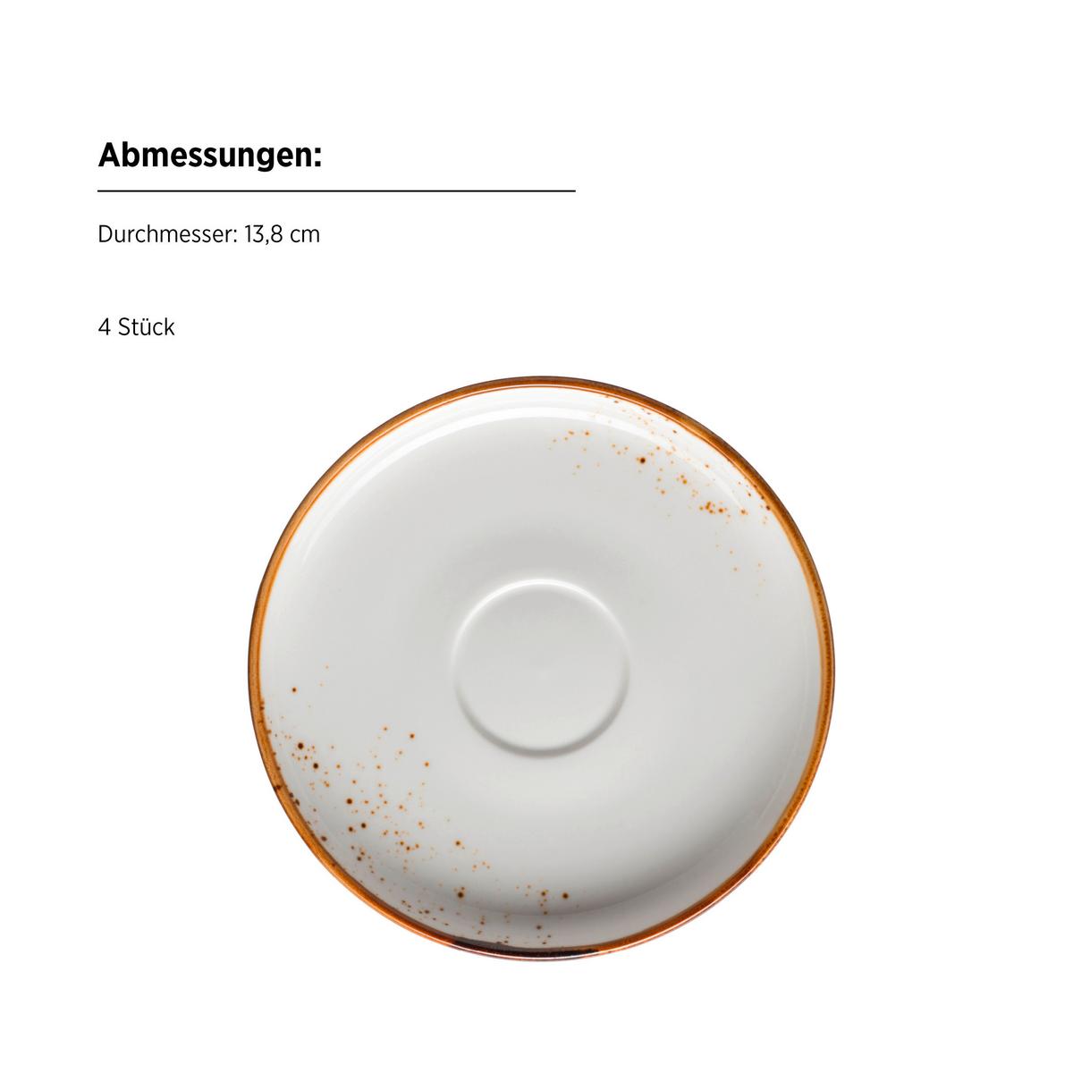 TASSENSET PINTAR - Weiss/Braun, Basics, Keramik - Mäser