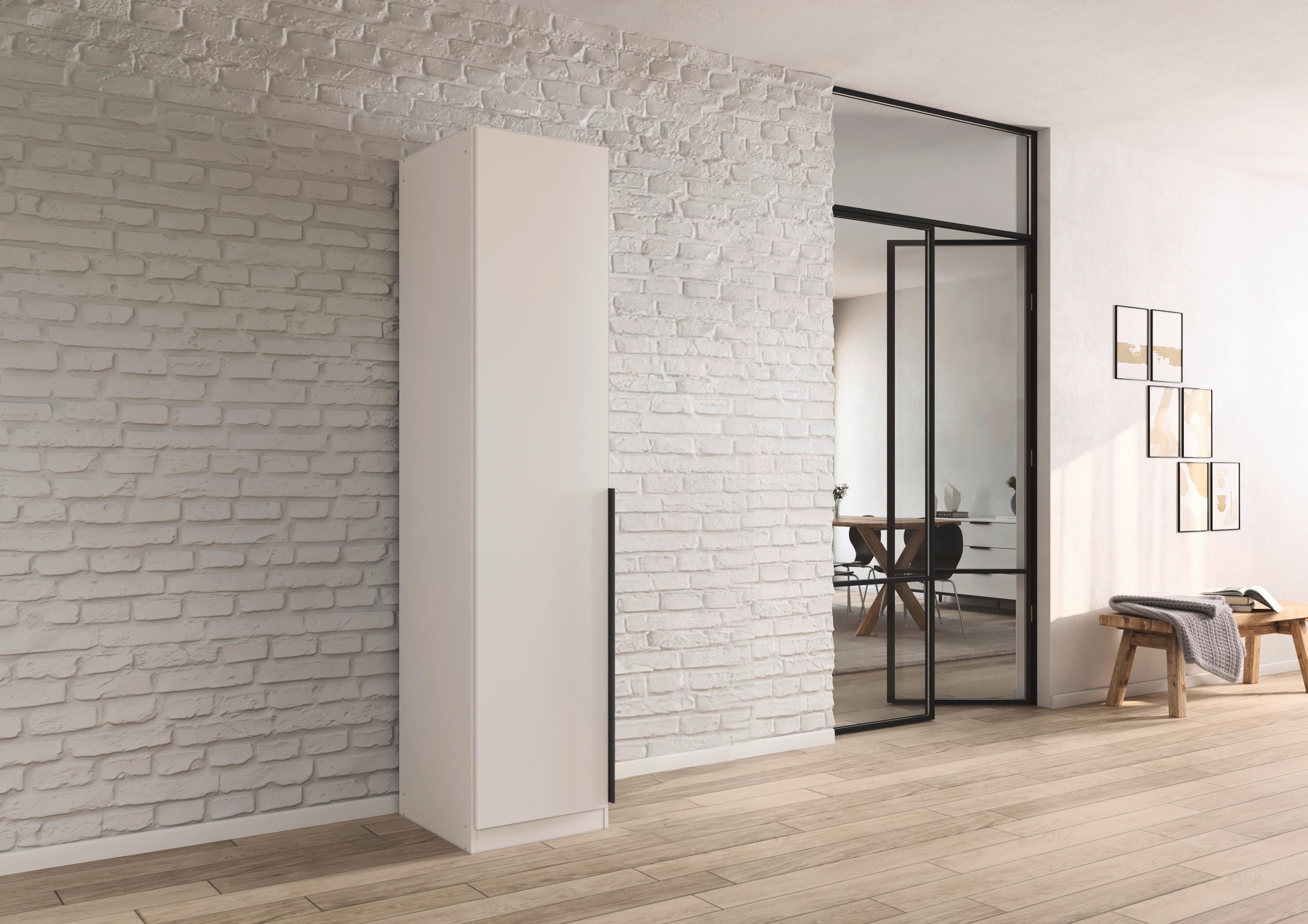 Ormar S Klasičnim Vratima Alabama - bijela/siva, Moderno, drvni materijal (47/229/54cm) - Modern Living