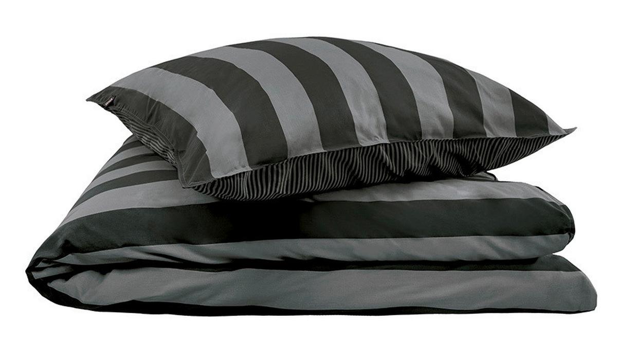 POŚCIEL DWUSTRONNA SW-PANEL - antracytowy/czarny, Design, tkanina (135/200cm) - Schöner Wohnen