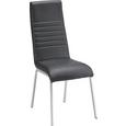 Stol Anna - črna/krom, Moderno, kovina/tekstil (43/100/58cm) - Modern Living Stol Anna - črna/krom, Moderno, kovina/tekstil (43/100/58cm) - Modern Living