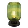 Namizna Svetilka 15469tg - črna/zelena, Konvencionalno, kovina/steklo (14/24cm) - Globo