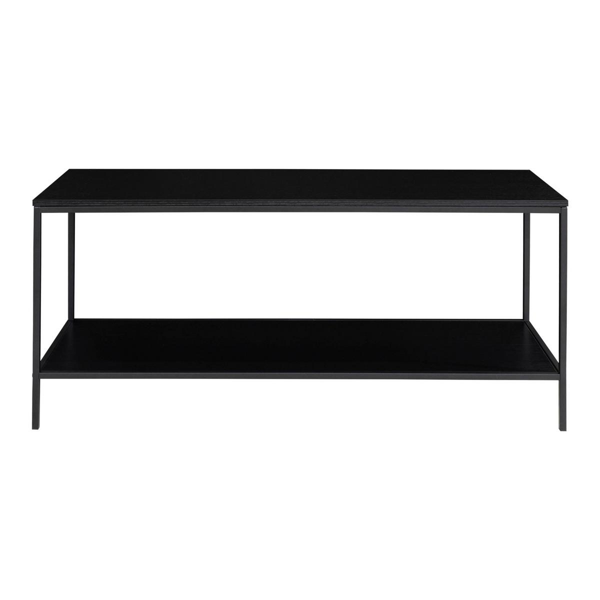 TV-Element Vita Schwarz - Schwarz, Design, Holzwerkstoff/Metall (100/45/36cm) - MID.YOU
