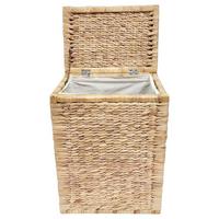 Coș de rufe Max - crem/culoare natur, Romantik / Landhaus, materiale naturale/lemn (41/64/54cm) - Zandiara