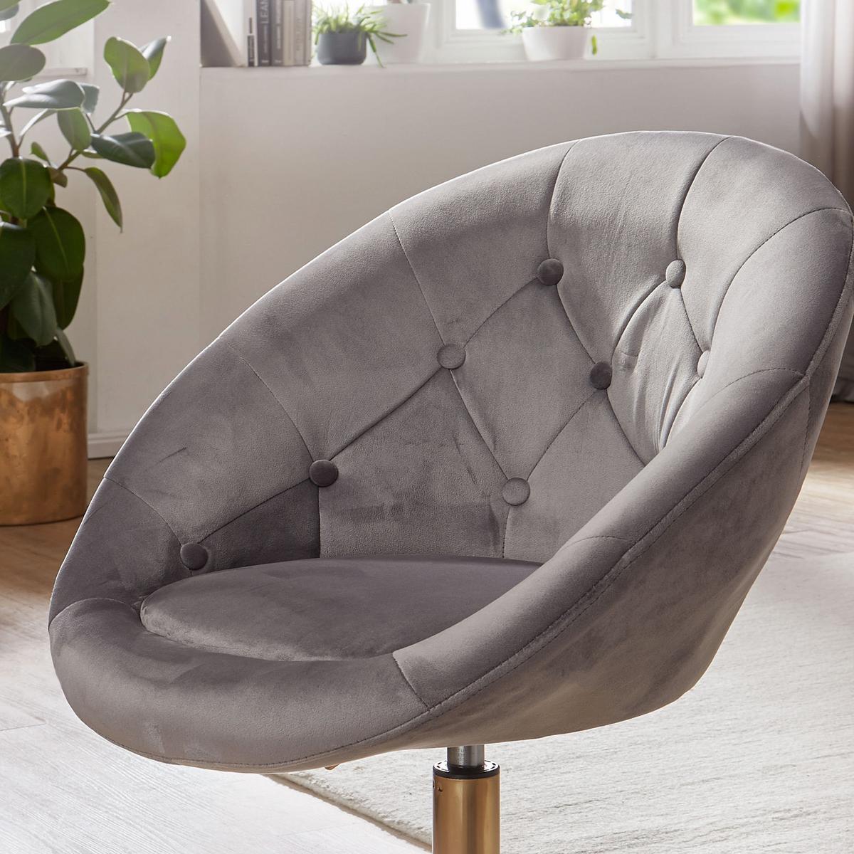 Stol Wl6.299 - zlate barve/siva, Konvencionalno (67/100/62cm) - MID.YOU