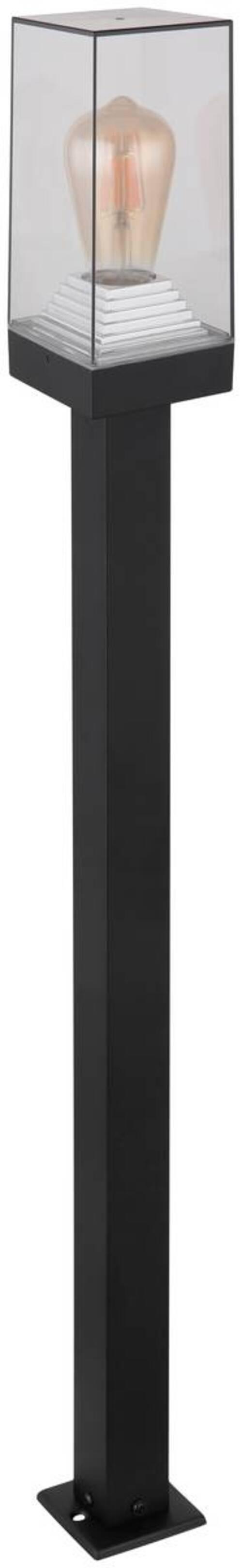 WEGELEUCHTE 31372 - Klar/Schwarz, Basics, Kunststoff/Metall (10/10/100cm) - Globo
