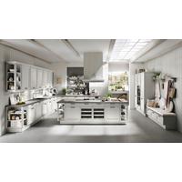 Einbauküche York in Grau - Grau, ROMANTIK / LANDHAUS, Holzwerkstoff - Nobilia