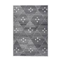 Läufer Vancouver 510 Grau/weiss 80x150 - Weiss/Grau, Basics, Textil (80/150cm) - Kayoom