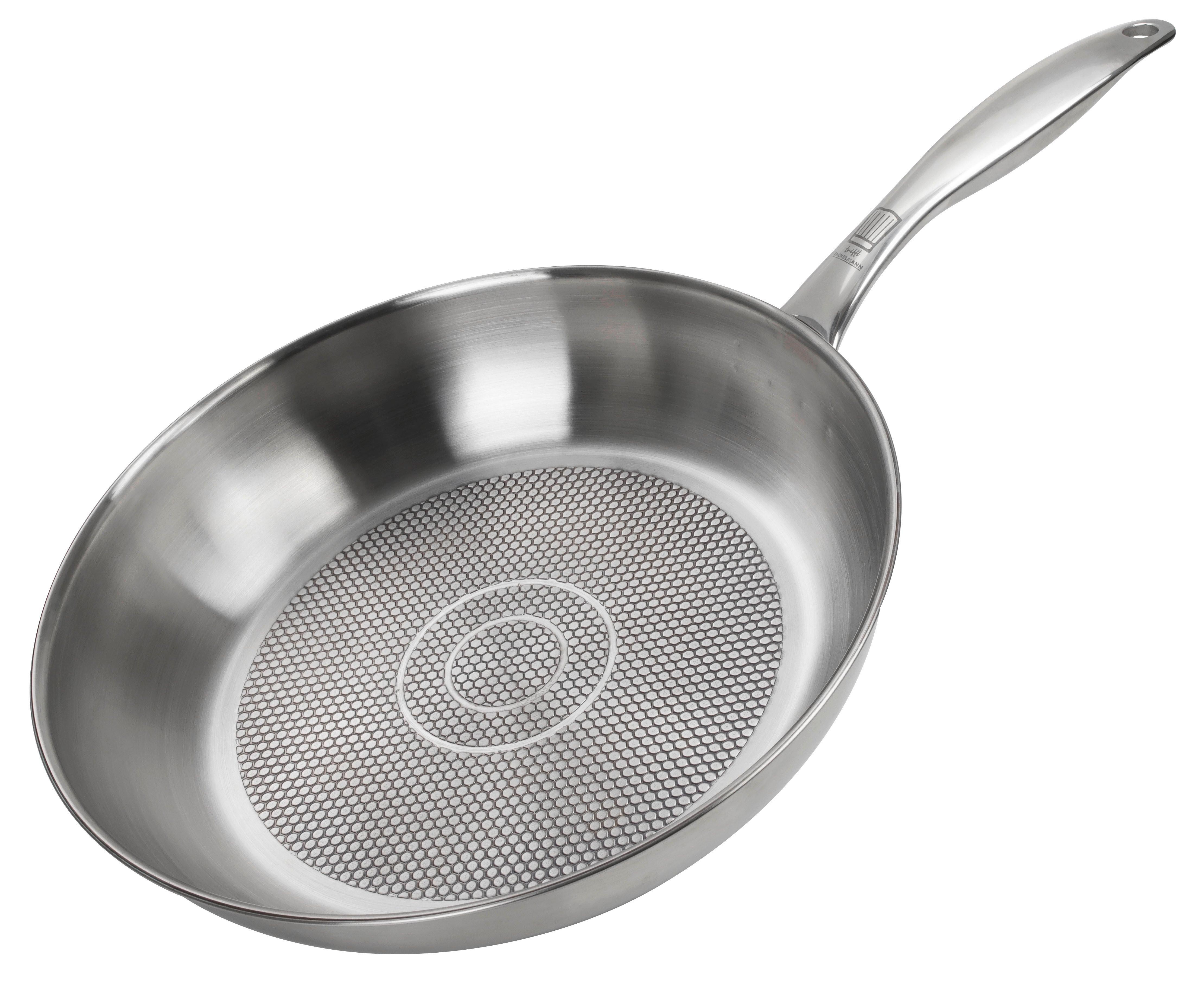 Tigaie pentru prăjit Munich - argintiu, Design, metal (28cm) - Chefkoch+Fackelmann