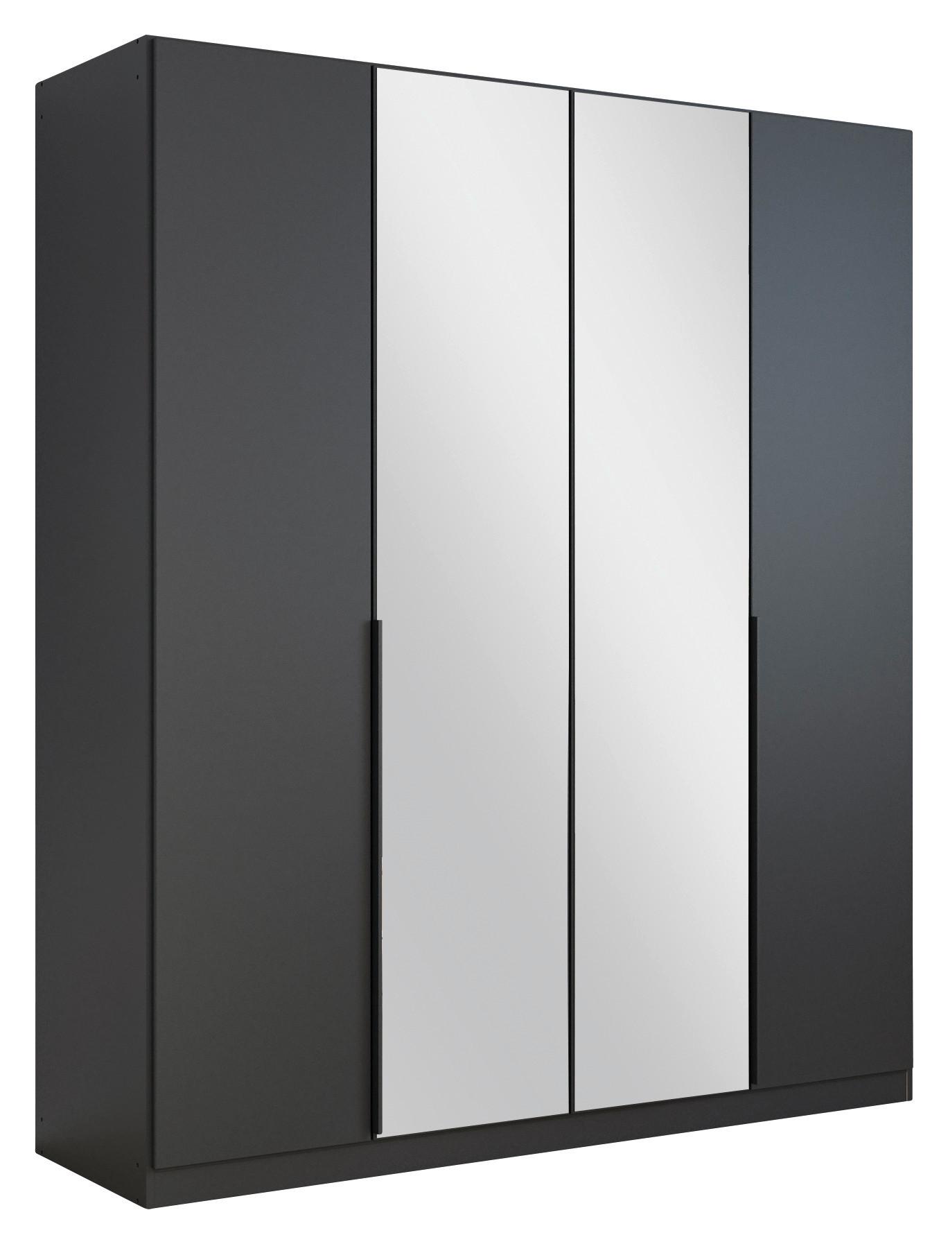 Ormar S Klasičnim Vratima Skyla - siva, Moderno, drvni materijal/metal (181/210/54cm) - Modern Living