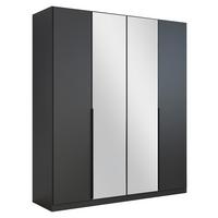 Ormar S Klasičnim Vratima Skyla - siva, Moderno, drvni materijal/metal (181/210/54cm) - Modern Living