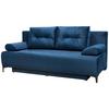 Zofa Boxspring Viera, Temno Modra, Ležišče, Predal - črna/temno modra, Moderno, kovina/tekstil (201/100/105cm) - Mömax