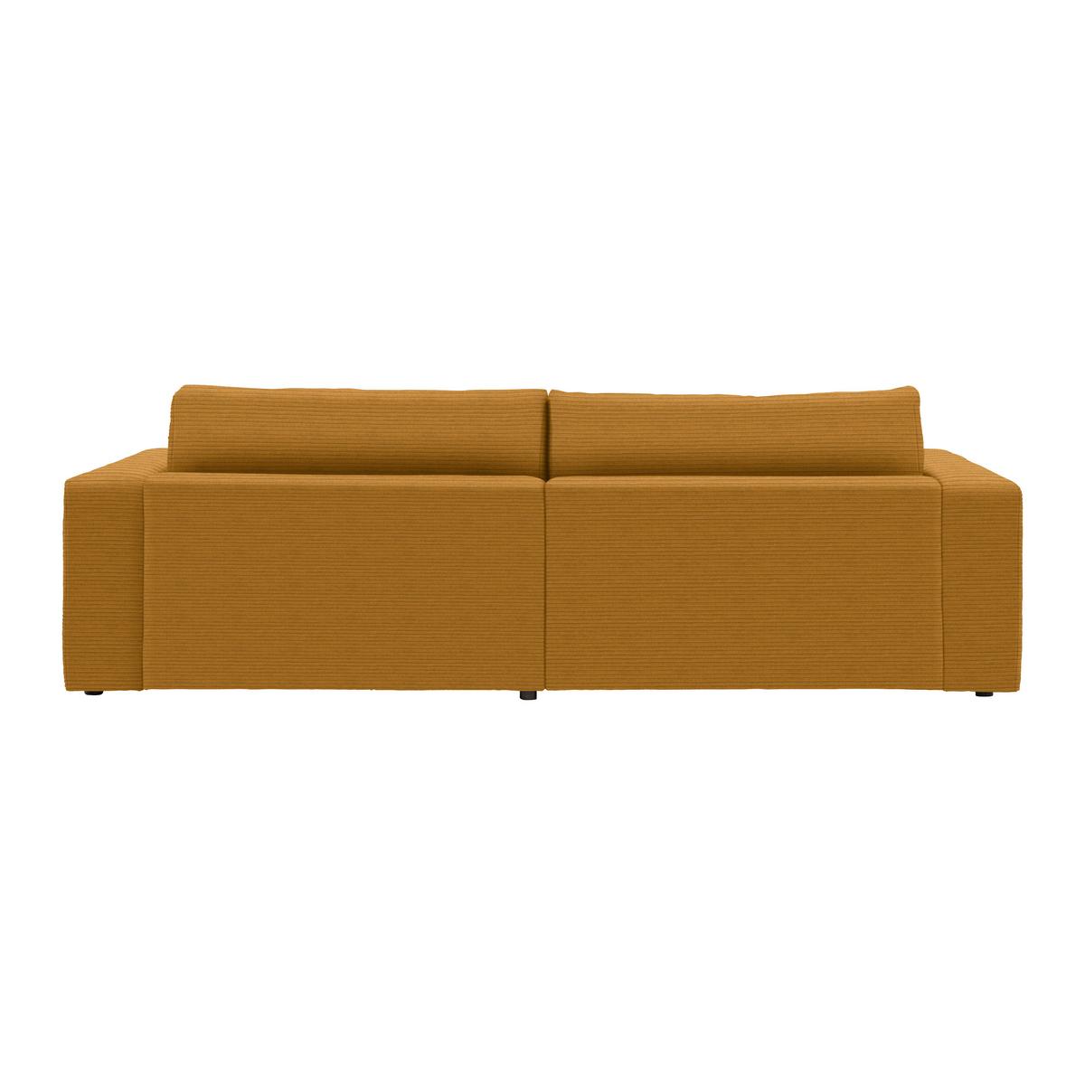 Ecksofa Fabiona rechts Senfgelb - Senfgelb/Schwarz, MODERN, Holz/Kunststoff (268/85/194cm) - Premium Living