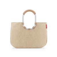 TORBA NA ZAKUPY LOOPSHOOPER L CORD EXCLUSIVE - beżowy, Basics, tkanina (46/34,5/25cm) - Reisenthel