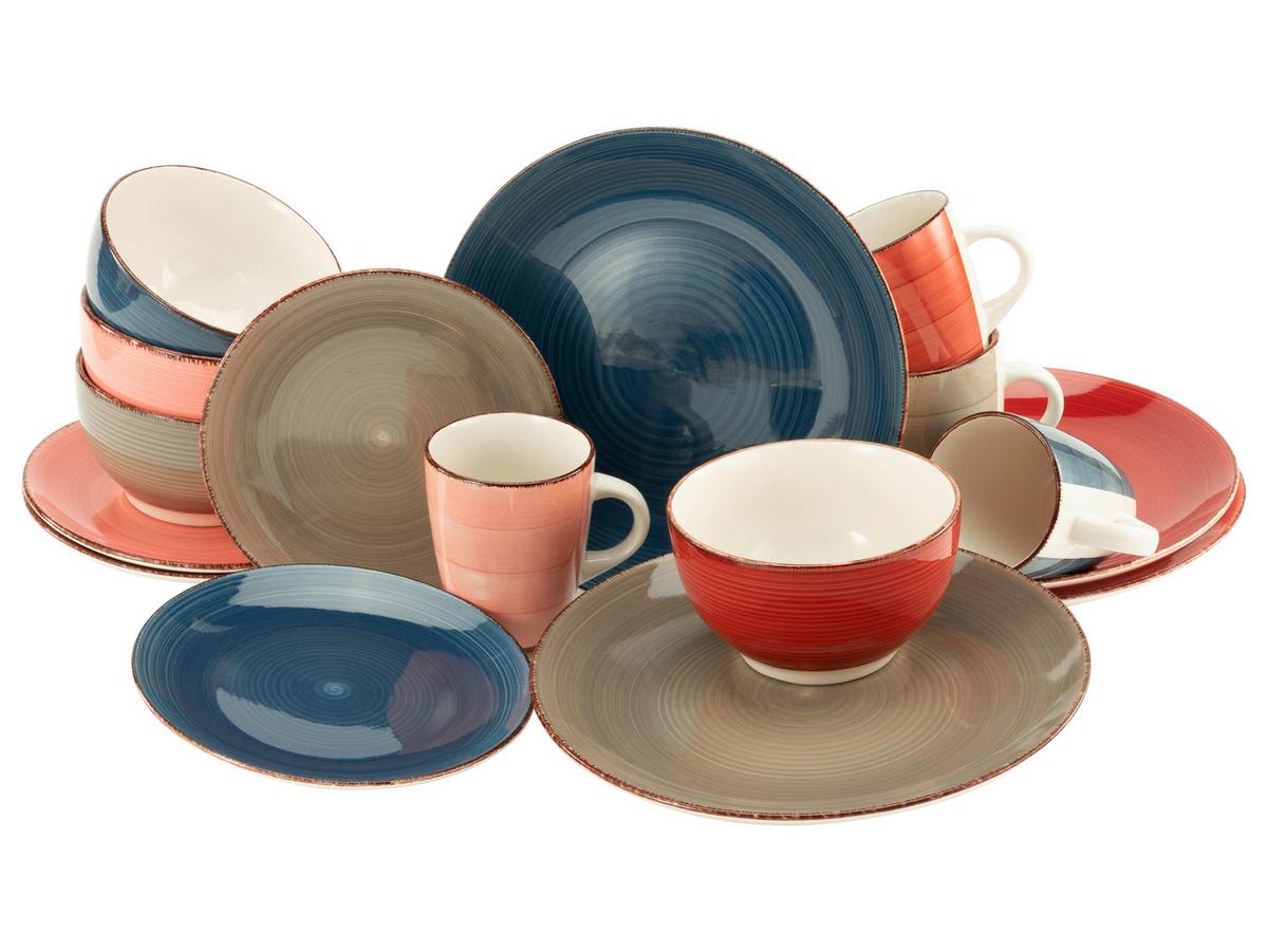 Kombinirani Servis Bella Casa Cottage, 16-Delni - večbarvno, keramika - Creatable