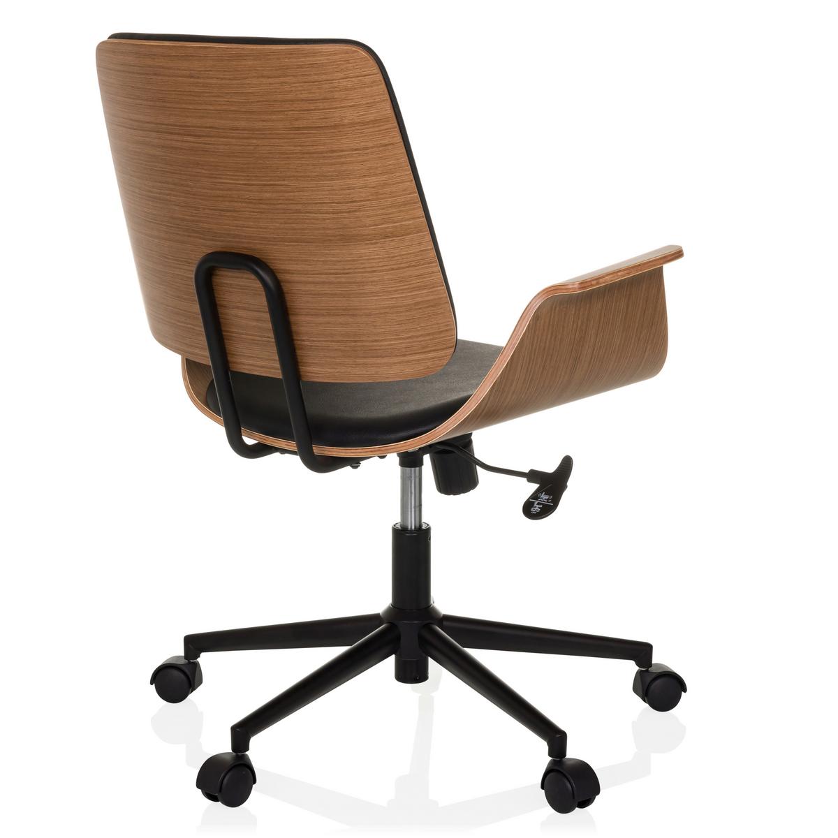 Pisarniški Stol Cenca I, Črna - črna, Moderno, kovina/umetna masa (68/92/63,5cm) - MID.YOU