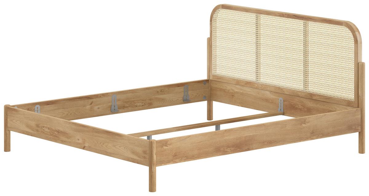 Bett Olive ca. 180x200 Eichefarben - Eichefarben, MODERN, Holz/Holzwerkstoff (180/200cm) - MID.YOU