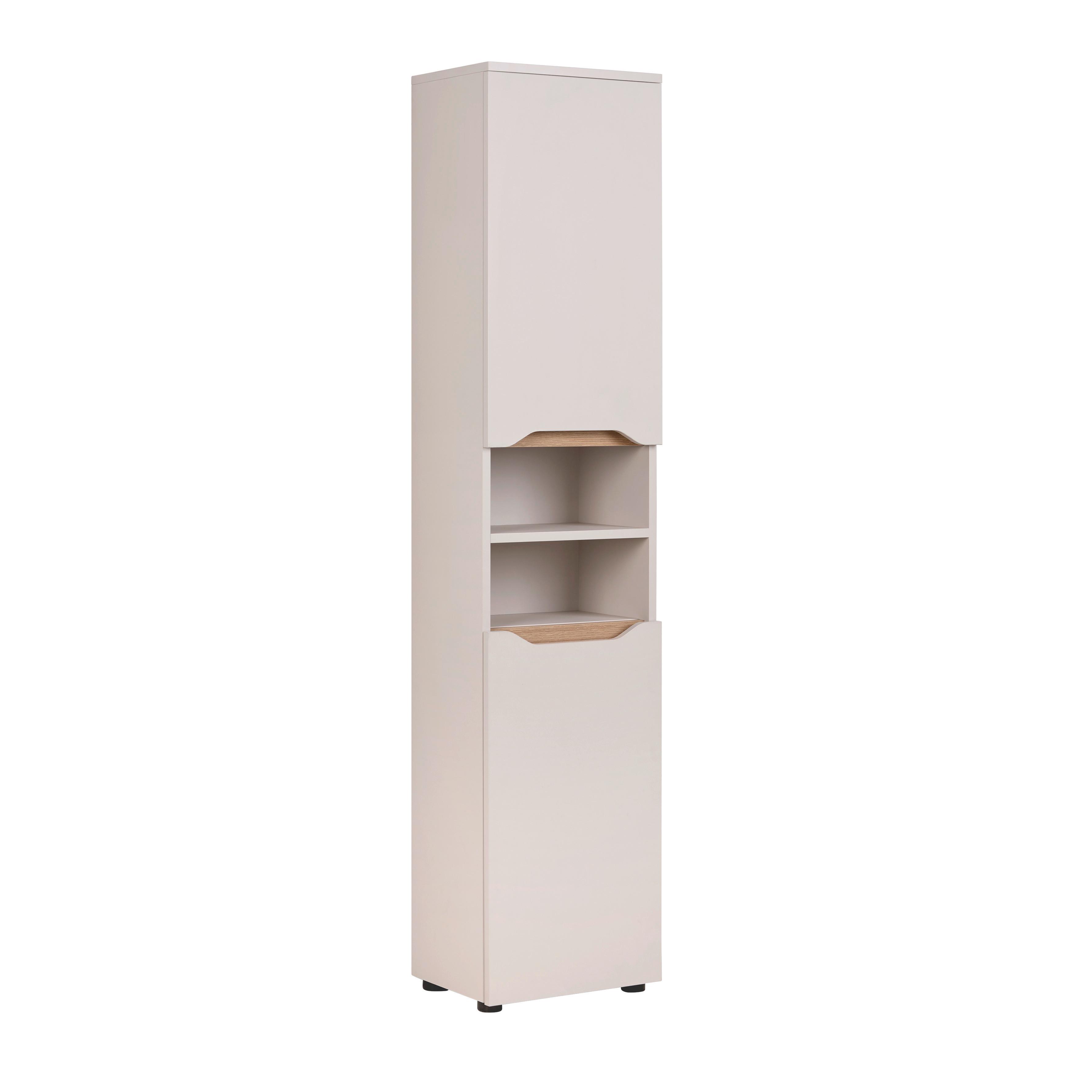 HÖGSKÅP MALLORCA -EXKLUSIV- - svart/kashmir, Modern, trämaterial (40/190/30cm) - Based