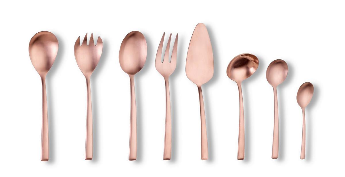 Besteckset Avelino Bronzefarben 68-teilig - Bronzefarben, Basics, Metall - Echtwerk