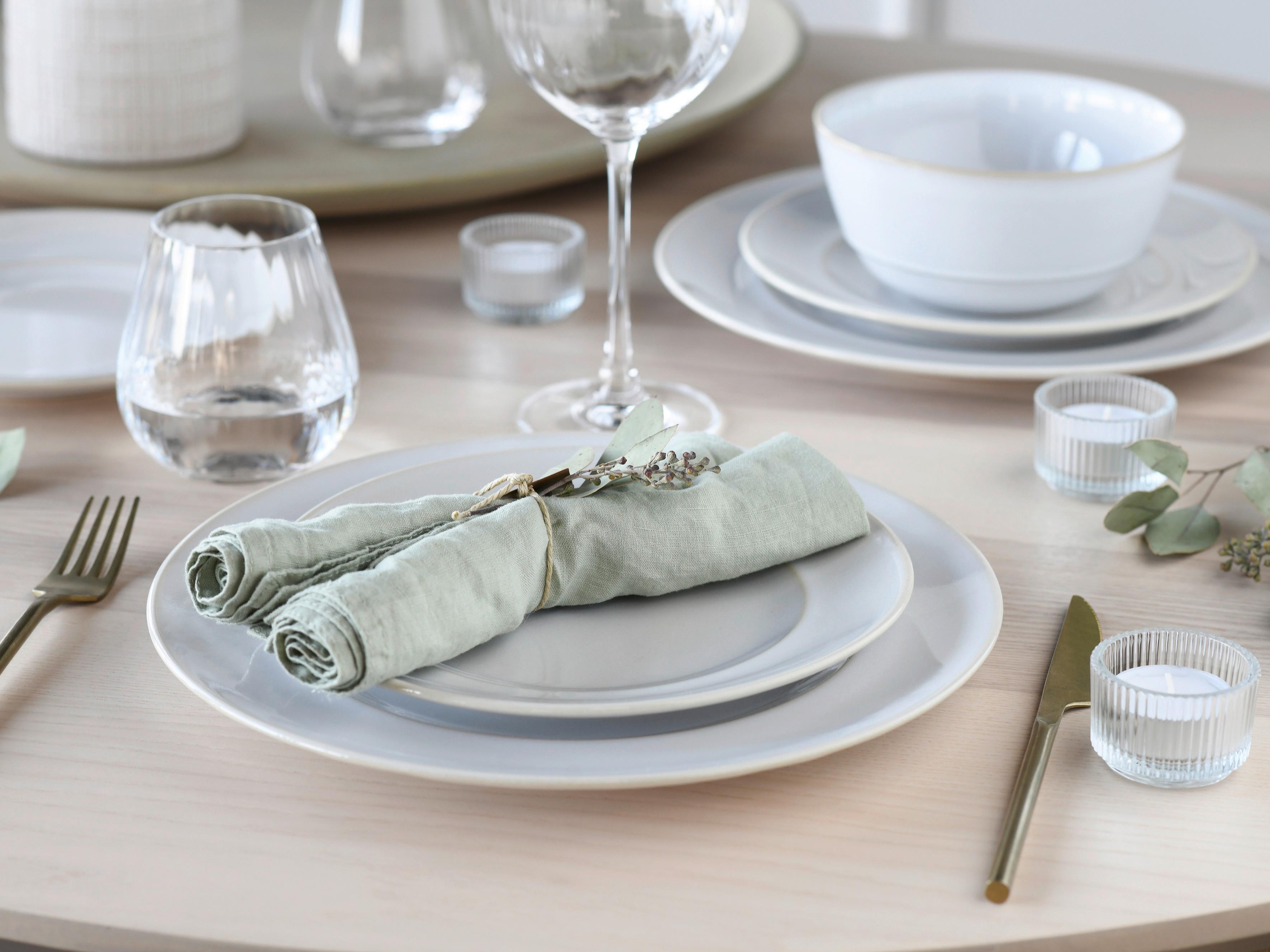Kombiservice 23670, 12-teilig - Weiß, Basics, Keramik - Creatable