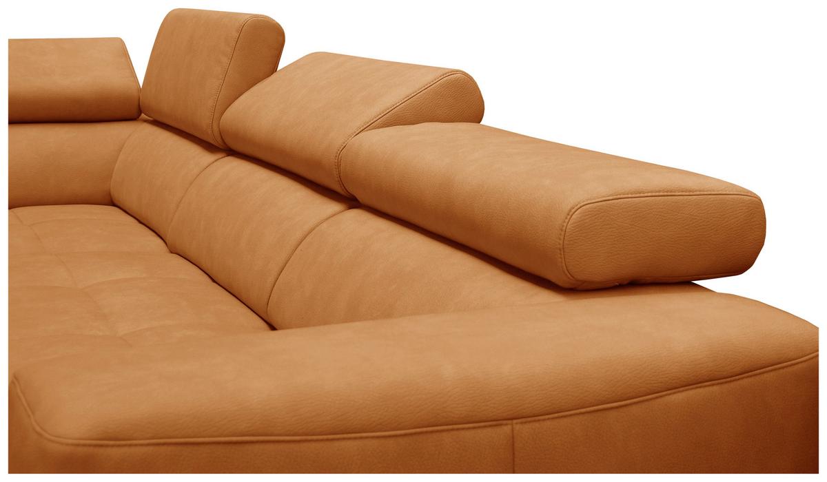 Sarokkanapé Emma - sárga, Modern, textil (210/301cm) - Premium Living