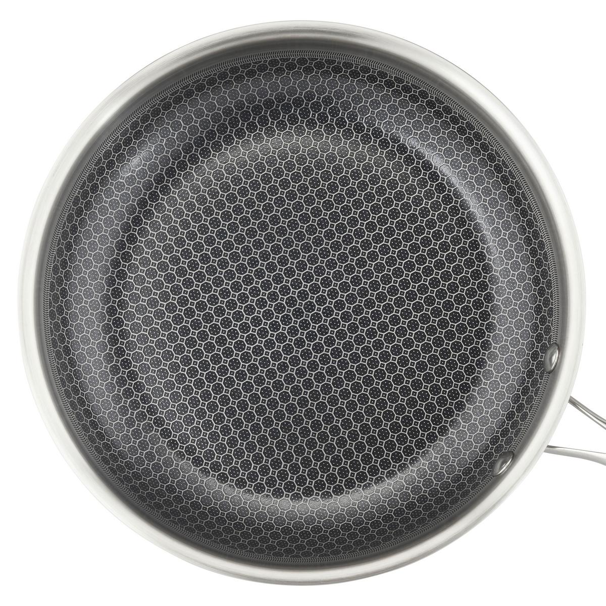 Ponev Inoxxa - barve nerjavečega jekla/prosojno, Basics, kovina/steklo (28cm) - GSW