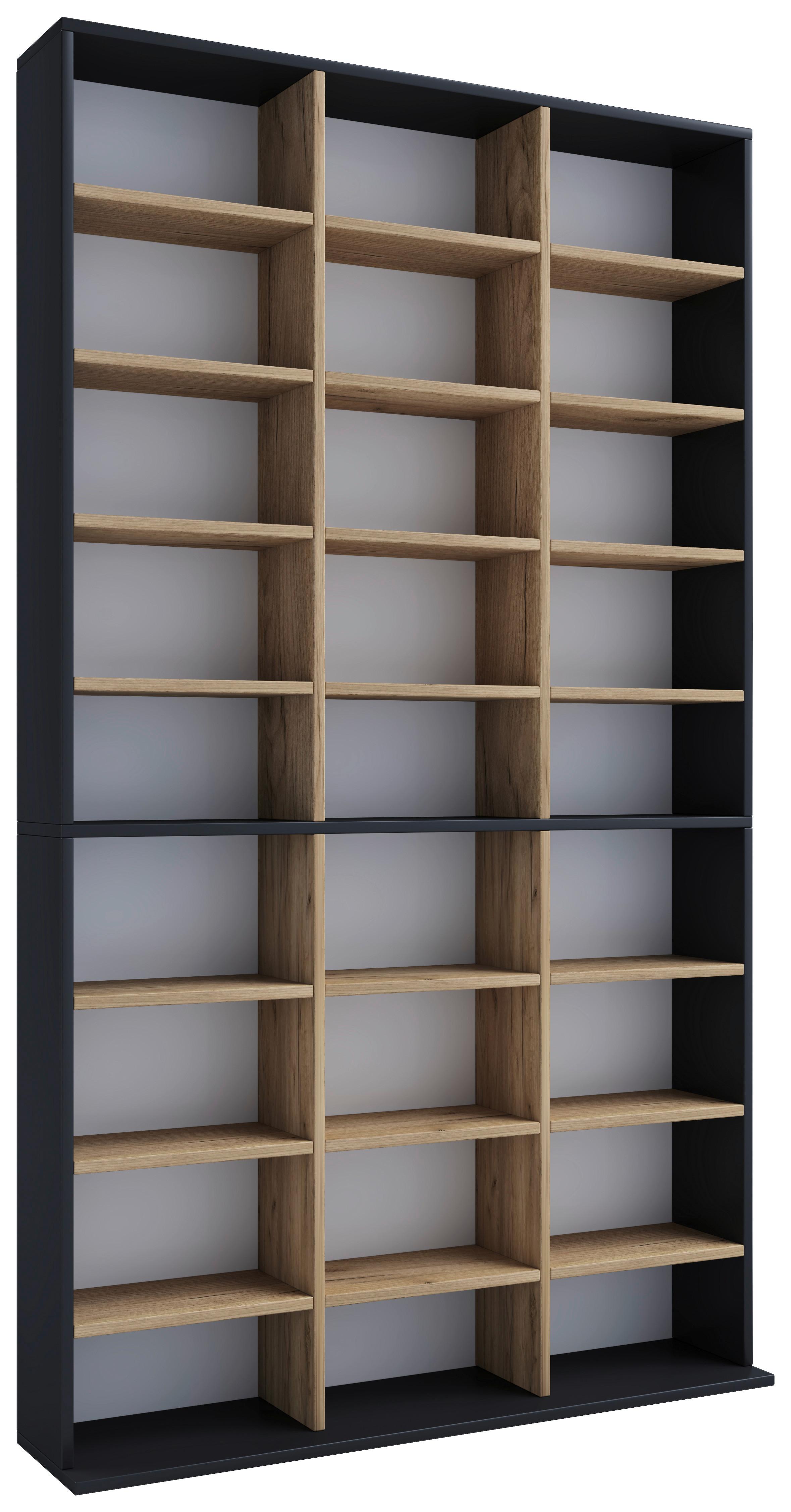 REGAL MEGOSA XL - Honigeiche/Anthrazit, Design, Holzwerkstoff (102/181/23cm) - MID.YOU