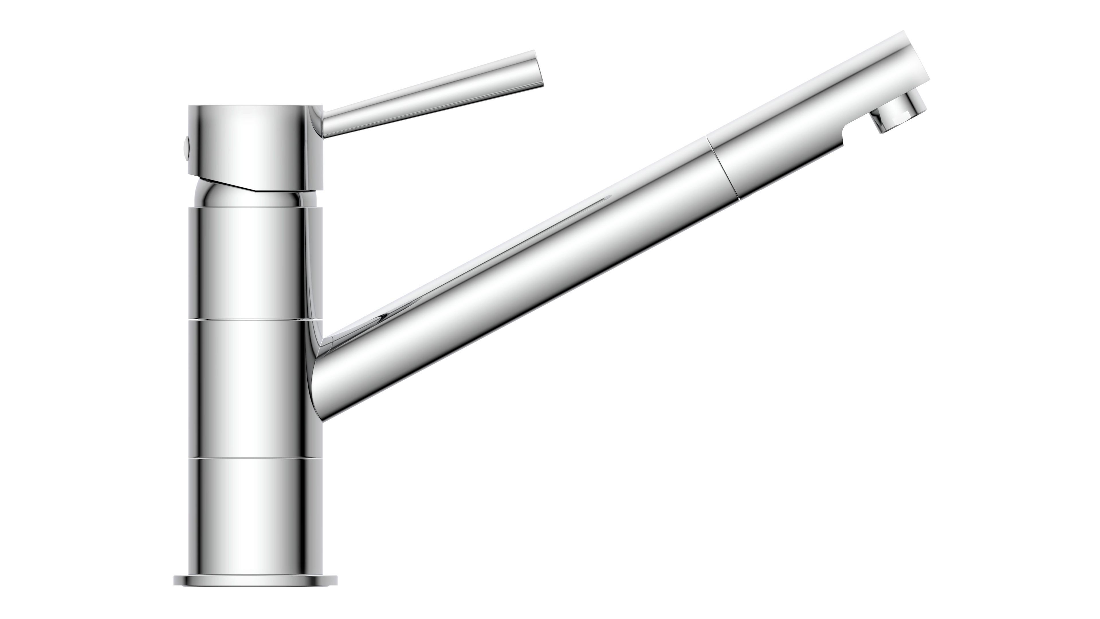Küchenarmatur SISTANT ROM in Chrom - Chromfarben, Basics, Metall (5,5/18/25cm) - Sistant