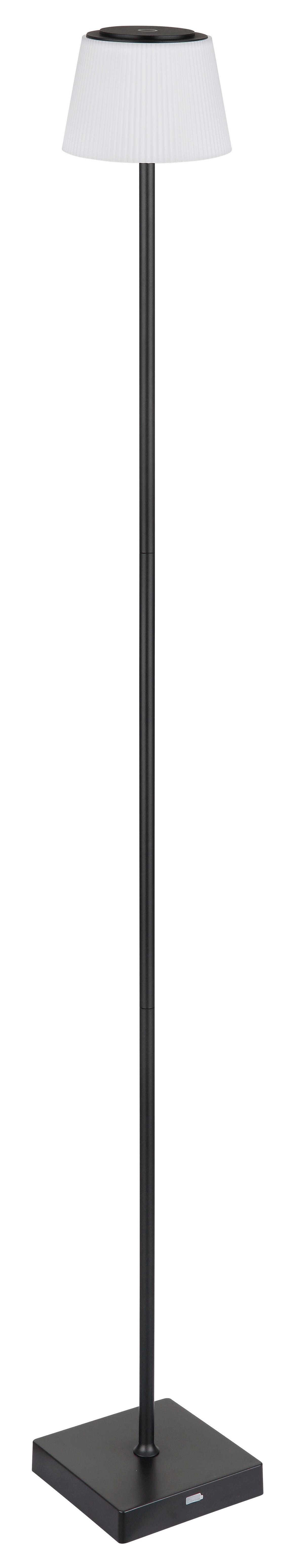 LAMPADAIRE À BATTERIE 58434SB - noir/blanc, Design, matière synthétique/métal (14/14/120cm) - Globo