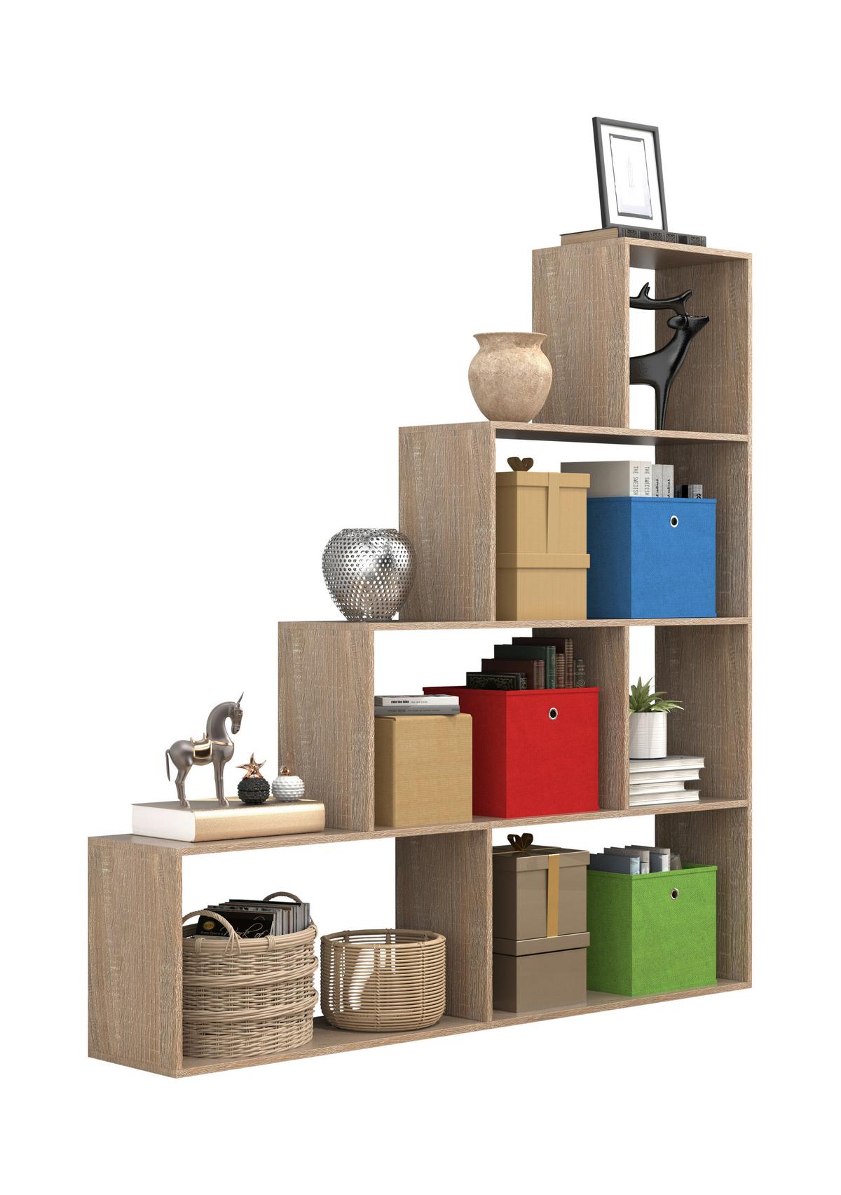Regal Dubila L Sonoma Eiche - Sonoma Eiche, Basics, Holzwerkstoff (155/163/29cm) - MID.YOU