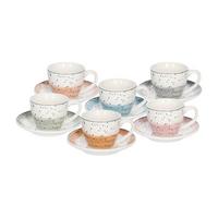Ceaşcă espresso cu farfurioară IRYNKA - multicolor, Modern, ceramică (12/12/10cm) - Mömax