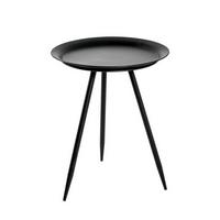 STOLIK BOCZNY HANS 1 - czarny, Trend, metal (47/47/38cm) - Lomoco