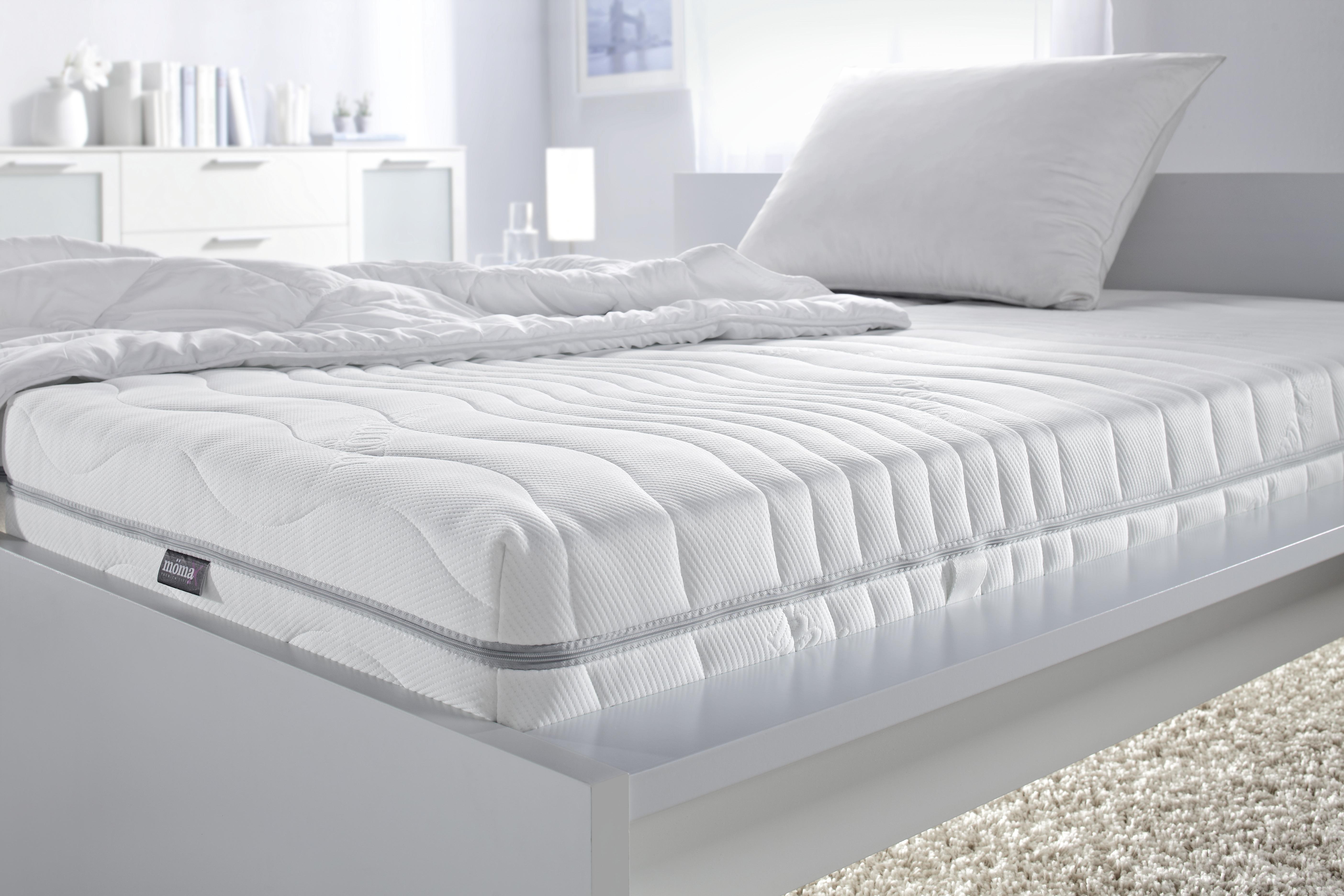 Komfortschaummatratze ca. 90x200cm - Weiss, Textil (90/200cm) - Nadana