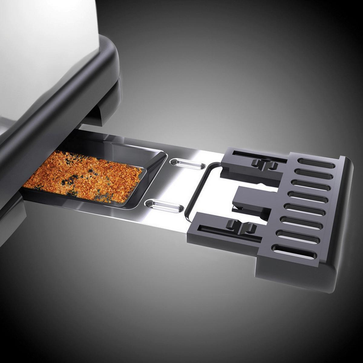 Kenyérpirító Russell Hobbs Colours Plus+ - piros, Modern, műanyag (43,8/18/22,8cm) - Russell Hobbs