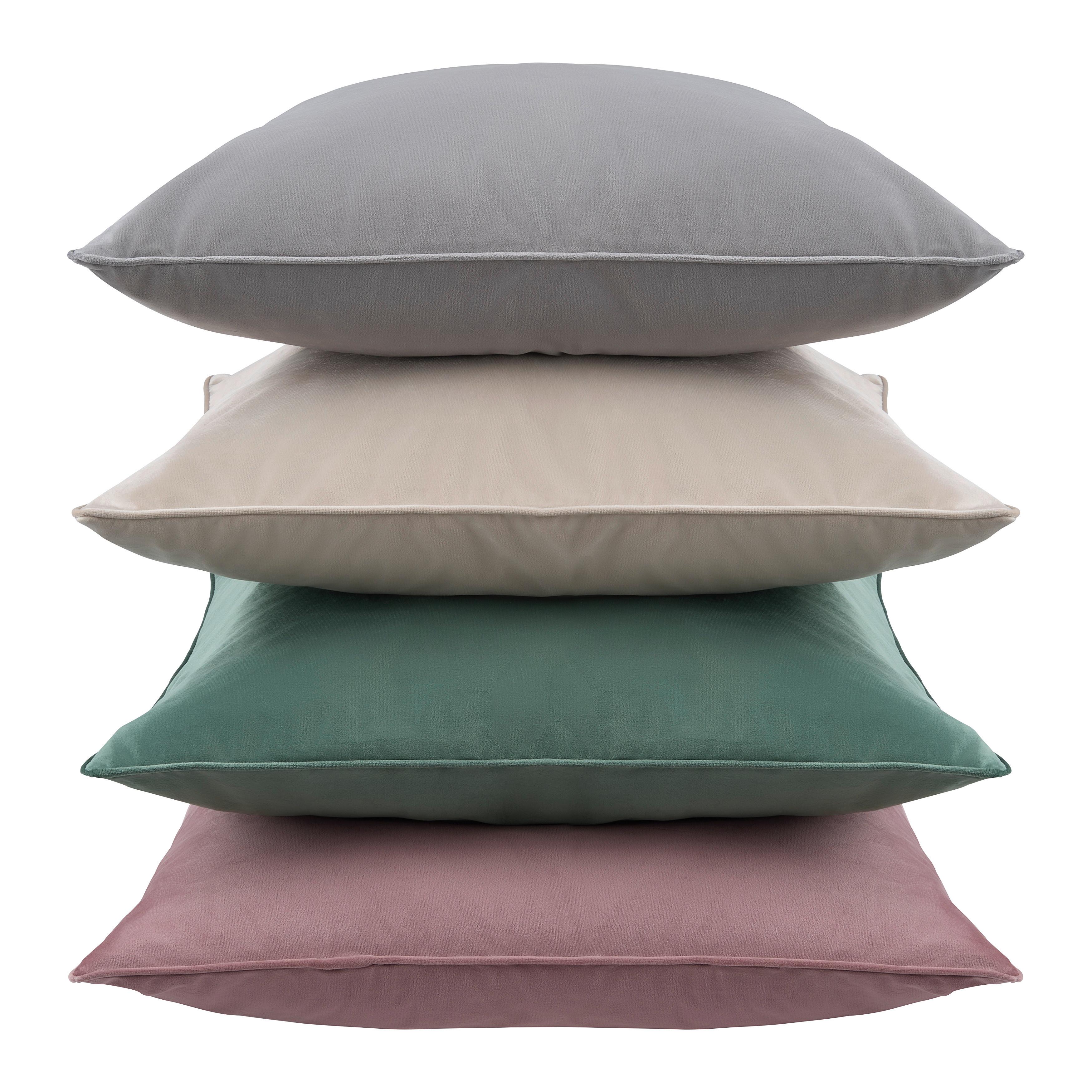 PRYDNADSKUDDE VIOLA -EXT- - cremefärgad, textil (60/60cm) - Mömax