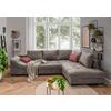 HOEKSOFA ALVITO - Taupe/Koraal, Design, Hout/Textiel (298/202cm) - P & B
