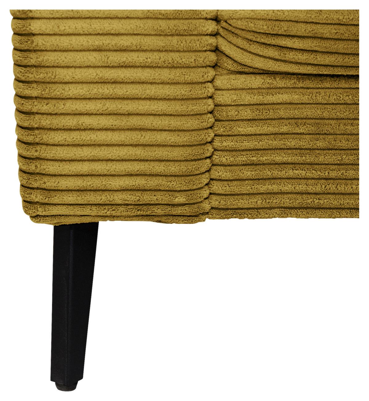 Tabure Cora - boje senfa, Moderno, tekstil/metal (92/46/60cm) - Mömax