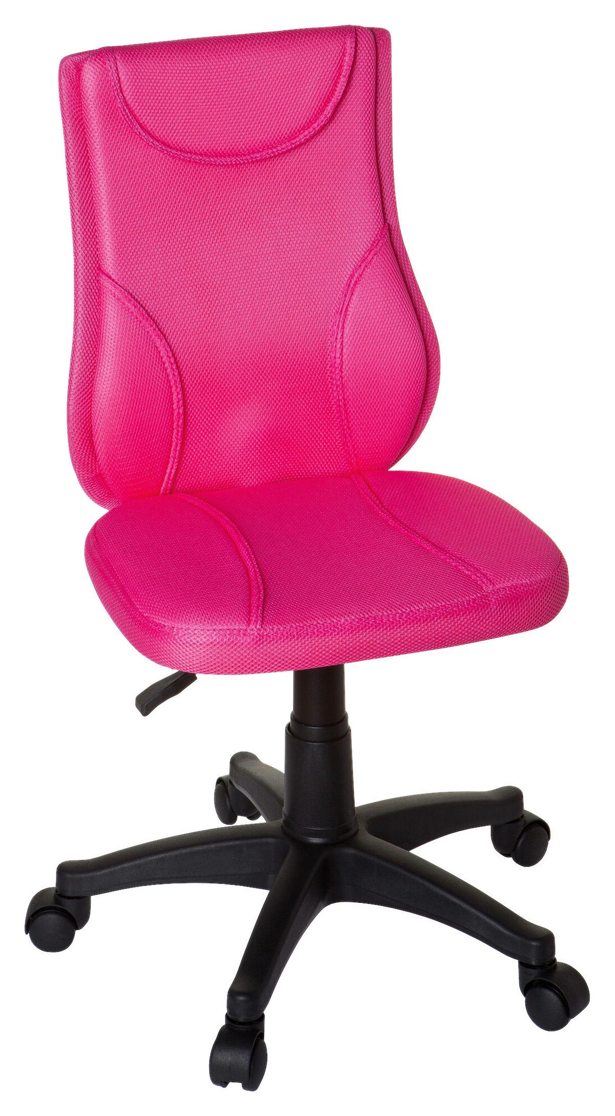 Mladinski Vrtljivi Stol Kiddy Base, Roza - pink, Basics, umetna masa (46/84-94/40cm) - MID.YOU