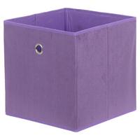 Zložljiva Škatla Cubi New, Lila - lila, Moderno, papir/tekstil (30/30/30cm) - Mömax
