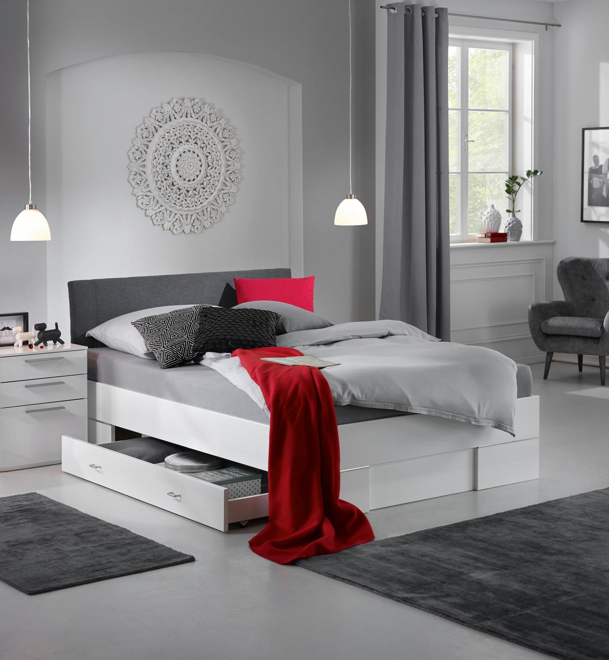 Wanddeko in Weiß - Weiß/Grau, ROMANTIK / LANDHAUS, Holzwerkstoff/Metall (90/90/5cm) - Mömax