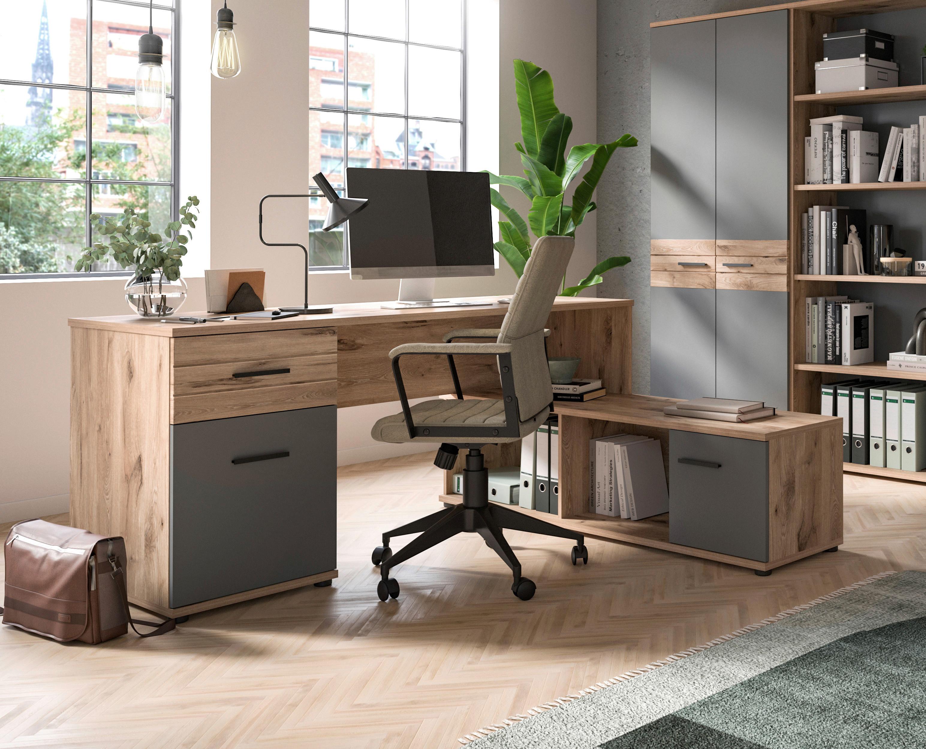 Radni Stol Mason - drvni materijal/plastika (170/151/76cm) - Modern Living