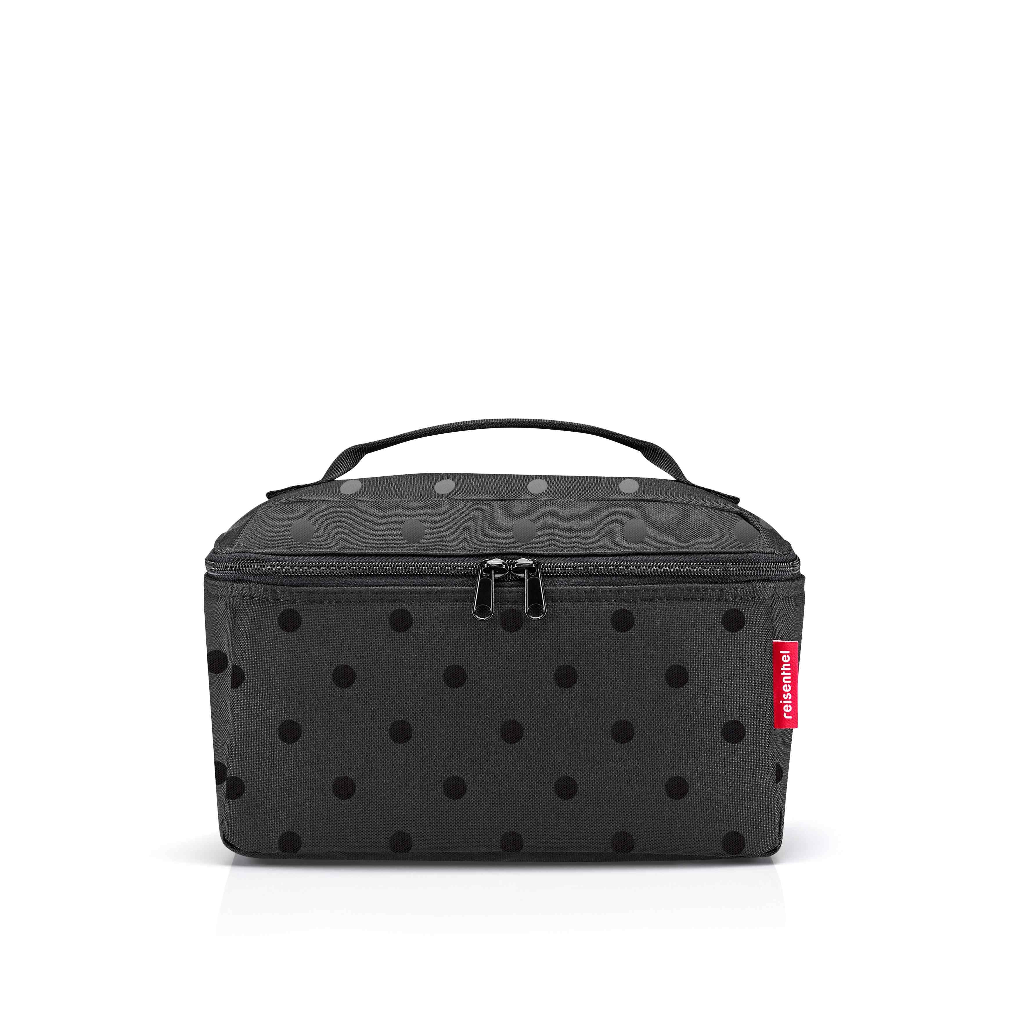 KOSMETYCZKA BEAUTYCASE GLOSSY DOTS NERO - różnokolorowy, tkanina (27/18/17cm) - Reisenthel