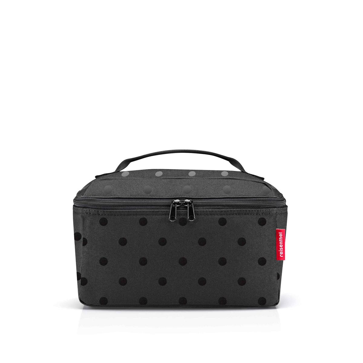 KOSMETYCZKA BEAUTYCASE GLOSSY DOTS NERO - różnokolorowy, tkanina (27/18/17cm) - Reisenthel