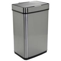 Koš Za Smeti Clean Iv, 60 L, Srebrna, S Senzorjem - srebrne barve, Moderno, kovina (42/69/31cm) - MID.YOU